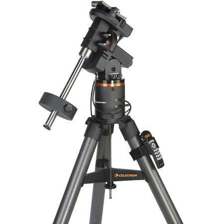 Celestron CGE Computerized German-Type Motorized Equatorial Mount with NexStar Hand Controller, Heavy Duty Tripod and 25 lb (11 kg) Counterweight.