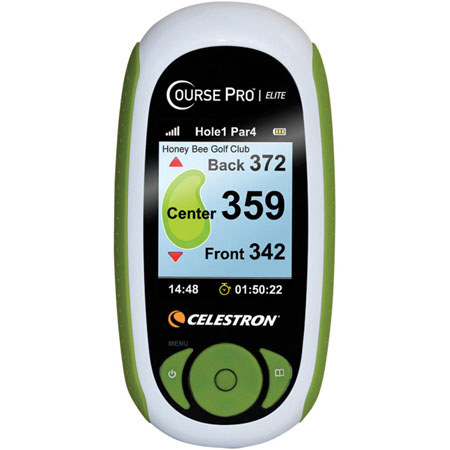 Celestron Course Pro Elite Golf GPS Rangefinder, White