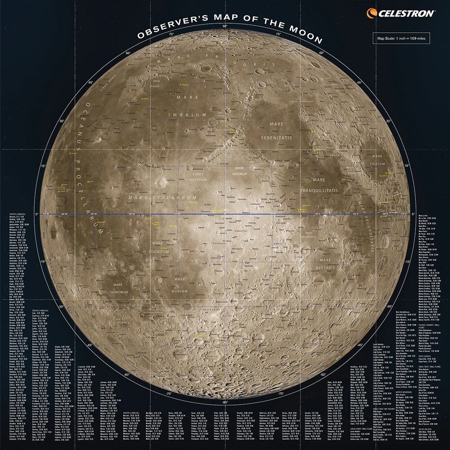 Celestron Observer's Map of The Moon