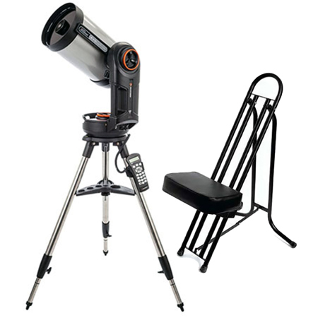 Celestron NexStar Evolution 8 203mm f/10 Schmidt-Cassegrain Telescope with Chair