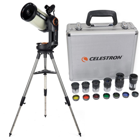 Celestron NexStar Evolution 8 EdgeHD Schmidt-Cassegrain Telescope with 1.25" Eyepiece and Filter Kit