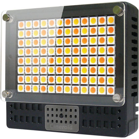 Cineroid L10C-BC Bi-Color On-Camera LED Light with Dimmer