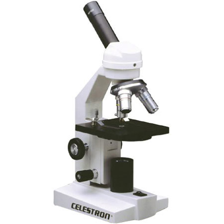 Celestron Biological Microscope with Three Objectives, 4x, 10x, 40x. #4050