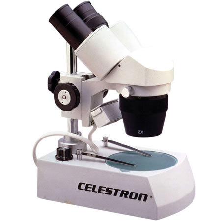 Celestron Dissecting Stereo Microscope with 2x and 4x Objectives. #4040