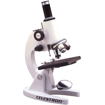Celestron Educational Microscope with 35mm 4x, 10x, 40x Objectives. #4030
