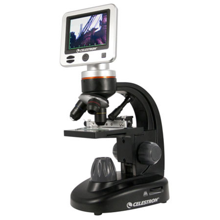Celestron LCD Digital Microscope II, 5MP, 320x240 Resolution, 430cd/m2 Brightness, CMOS Sensor, 10x Magnification