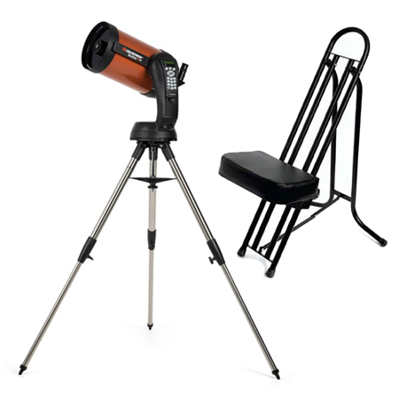 Celestron NexStar 8 SE Schmidt-Cassegrain Computerized Telescope with Astronomy Chair