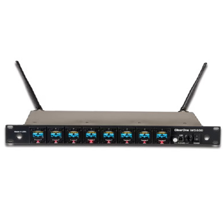 ClearOne WS880 8-Channel Receiver with Dante Network, RF Band M586 (573-599MHz)