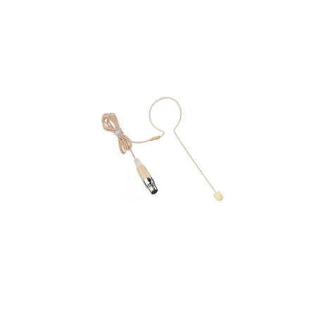 ClearOne Omnidirectional Single-Ear Headset Mic for Beltpack Transmitter, Tan
