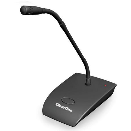 ClearOne Wireless Gooseneck Cardioid Microphone w/ 6" Neck, M550: 537-563 MHz