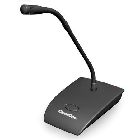 ClearOne Wireless Gooseneck Cardioid Microphone w/ 18" Neck, M550: 537-563 MHz