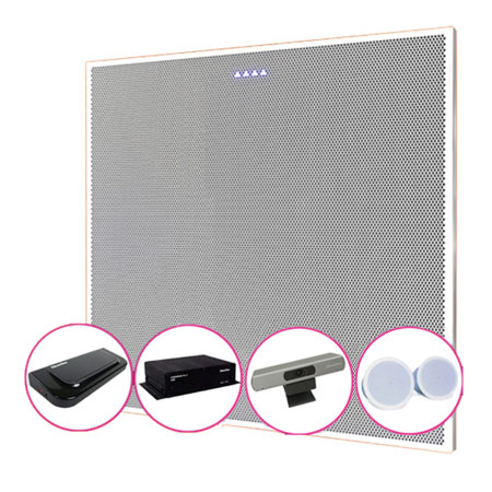 ClearOne Collaborate Versa Room CT USB Video Conferencing System with ePTZ Webcam, Beamforming Microphone and Speakers