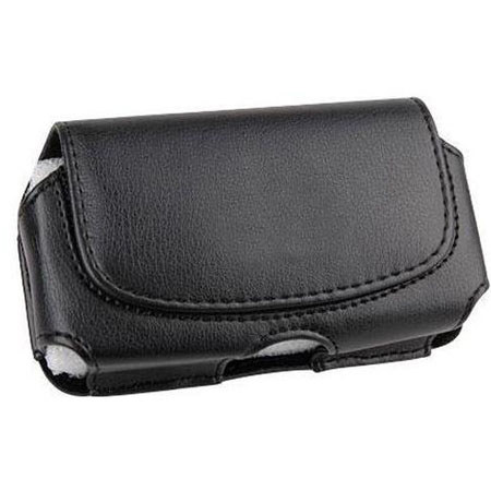 Jitterbug Horizontal Leather Case for Jitterbug J, Black