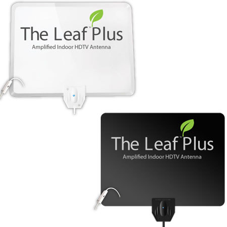 Mohu Leaf Plus Amplified Indoor HDTV Antenna, Made in USA