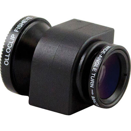 Olloclip Quick-Connect Lens Solution, Black, Fishe