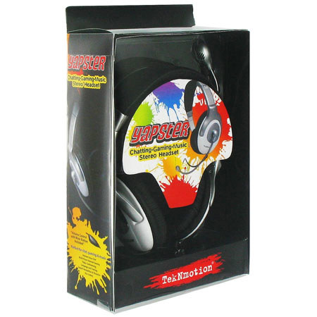 TekNmotion Yapster Stereo Headset, White