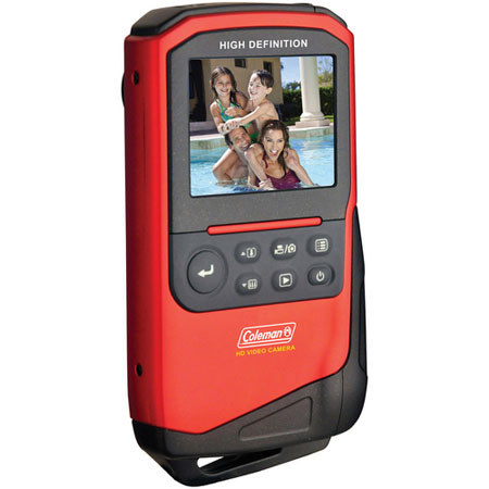 Coleman CVW9HD Xtreme Video Camera, Red