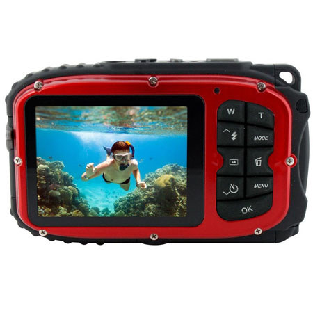Coleman Waterproof Digital Camera, Red