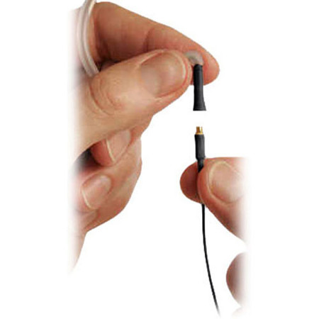 Countryman E6 & E6i Snap-on Earset Replacement Mic Cable, 5', Black (B2SL)