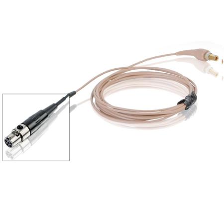 Countryman 5' H6 Headset Snap-On Cable with TA5F Connector for Lectrosonics LMa, LMb, LT, SM, SMa, SMB, SMDa, SMDB, SMQ, SMQa, SMQV, SMV, UM400a, UM450 Transmitters, Tan