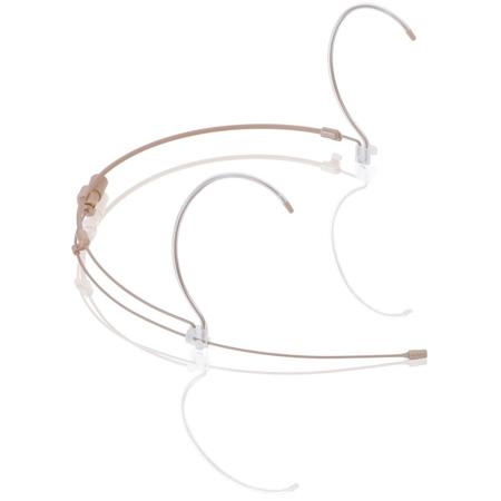 Countryman H6 Directional Headset Microphone with TA4F Connector for Shure AXT100+, BLX1, FP1, GLXD1, MXW1, PG1, PGX1, PGXD1, QLXD1, SLX1, UC1, ULX1, ULXD1, UR1, UR1M Transmitters, W6 Sensitivity (Blue Band) for Speaking and Vocals, Tan
