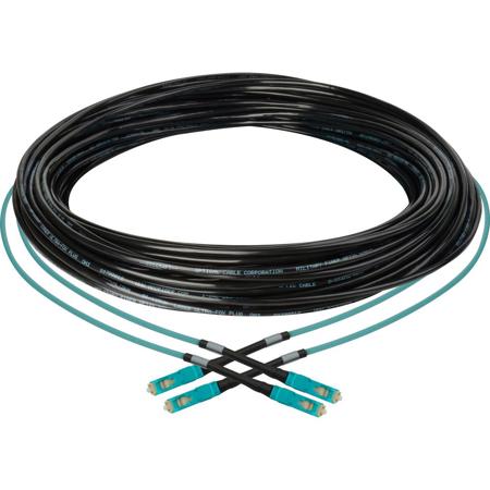 Camplex 150' 2-Channel OM3 Multimode Fiber Optic Tactical Snake Cable with SC Connector