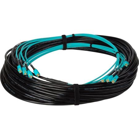 Camplex 100' 4-CH OM3 Multimode Fiber Tactical Snake Cable with SC Connector