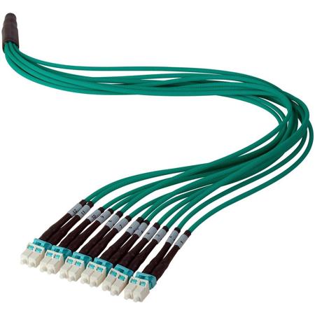 Camplex 100' 12-Channel LC-LC OM3 Multimode Plenum Fiber Optic Cable