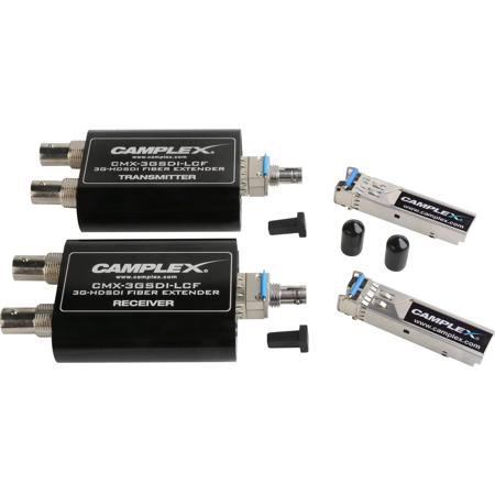 Camplex 3G-SDI/DVB-ASI to Fiber Optic Extender with ST and LC SFP Modules