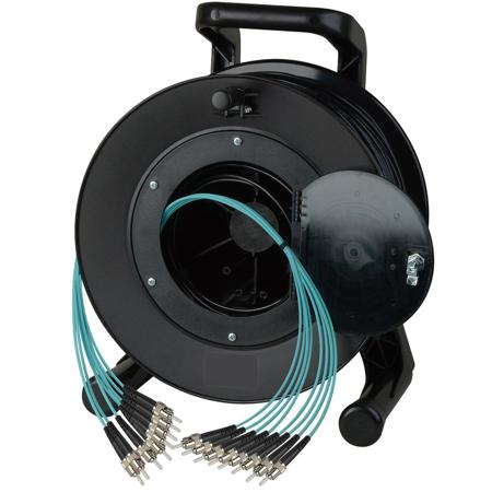 Camplex 1000' 8-Channel ST Multimode OM3 Fiber Optic Tactical Reel
