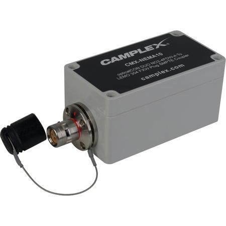 Camplex OpticalCON DUO NO2-4FDW-A to LEMO FXW Plug SMPTE Hybrid Adapter Box