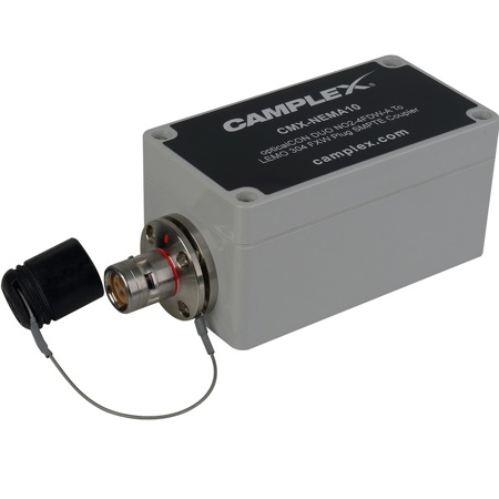 Camplex OpticalCON DUO NO2-4FDW-A to LEMO EDW Socket SMPTE Hybrid Adapter Box