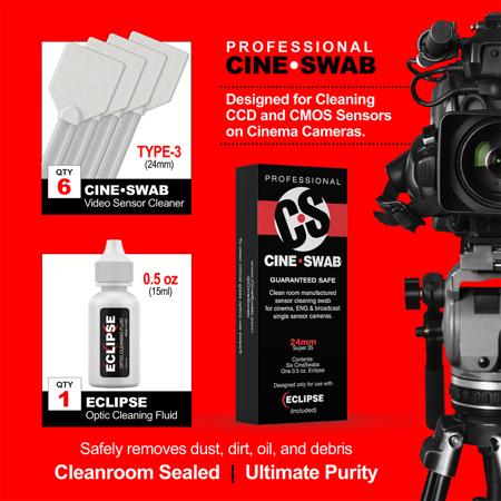 Photographic Solutions Cine Swab Kit for 24mm/Super 35 Video Camera Sensors