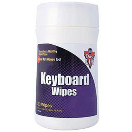 Falcon DKBT Dust-Off Keyboard Wipes - 80 Wipes