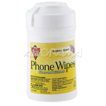 Falcon Pre-moistened Disinfecting Phone Wipes - 50 Wipes