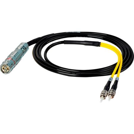 Camplex 6' LEMO FUW to Duplex LC In-Line SMPTE Hybrid Fiber Optic Breakout Cable