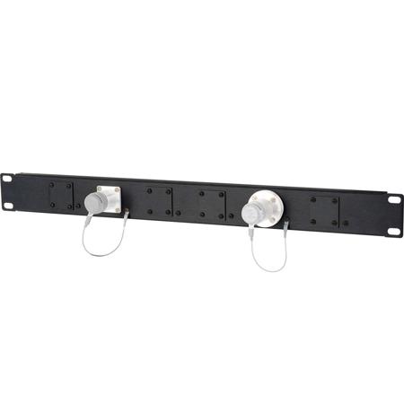 Camplex 1RU 6-Position Universal SMPTE Feedthru Panel