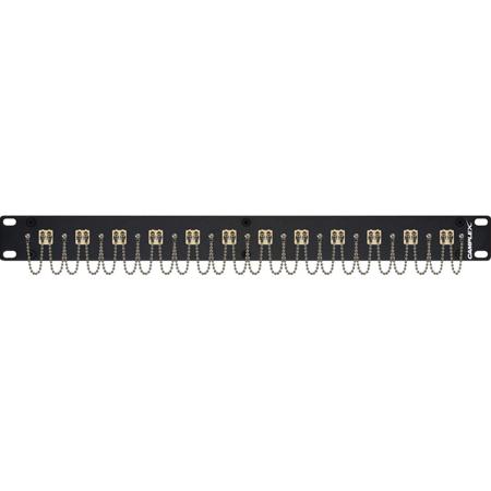 Camplex 1RU 12-Port LC Duplex Multimode Feed-Thru Panel