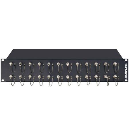 Camplex 12-Port LC to LC Single Mode Optic Fiber Feedthru Rackmount Cabinet