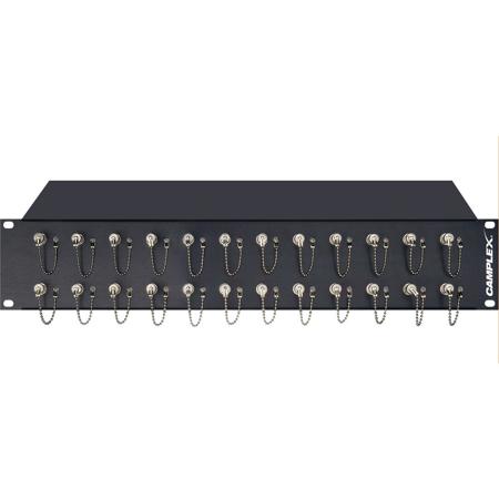 Camplex 12-Port SC to SC Single Mode Optic Fiber Feedthru Rackmount Cabinet