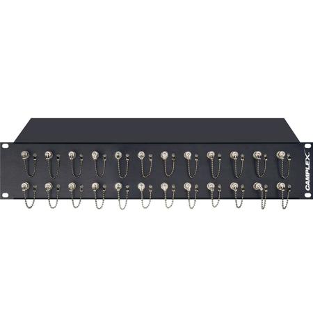 Camplex 24-Port SC to SC Single Mode Optic Fiber Feedthru Rackmount Cabinet