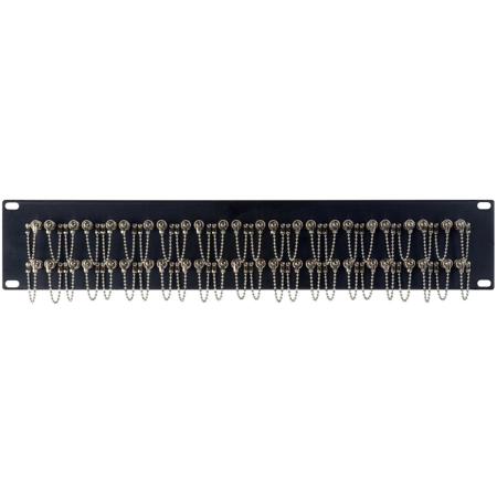 Camplex 2RU 24-Port Duplex Singlemode ST Fiber Feedthru Rackmount Panel