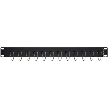 Camplex 12-Port SC Simplex Singlemode Feed-Thru Panel
