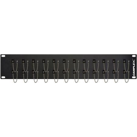 Camplex 24-Port SC Simplex Multimode Feed-Thru Panel
