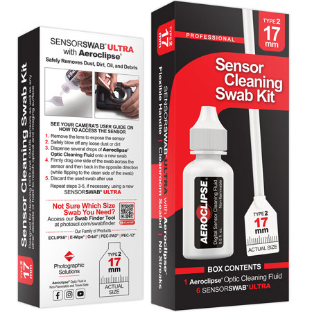Photographic Solutions Sensor Cleaning Swab Kit 17mm Aeroclipse