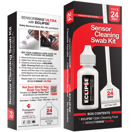 Photographic Solutions Sensor Cleaning Swab Kit 24mm Eclipse