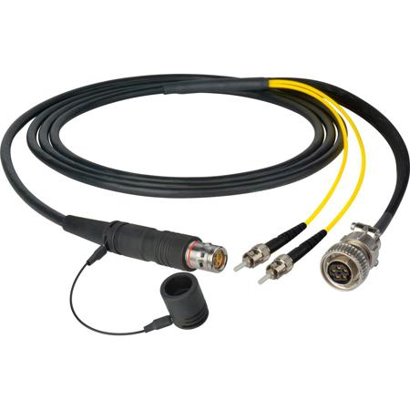 Camplex 25' LEMO FUW to Duplex LC and 5-Pin Amp Power In-Line Breakout Cable
