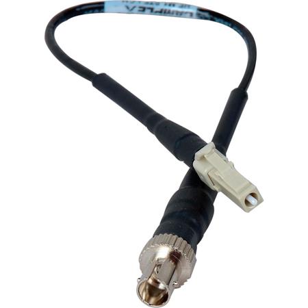 Camplex ST Female to LC Male OM1 Multimode Fiber Tactical Adapter Cable, 6"