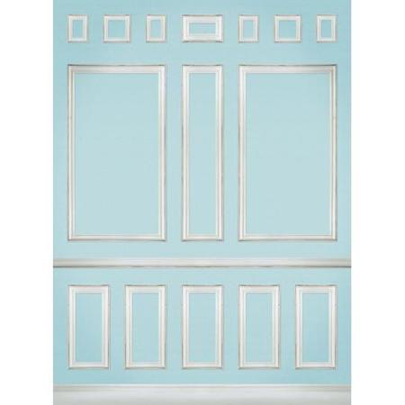Click Props Panels Blue Elegant Wall Backdrop, Large