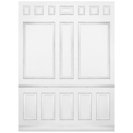 Click Props Panels White Elegant Wall Backdrop, Large